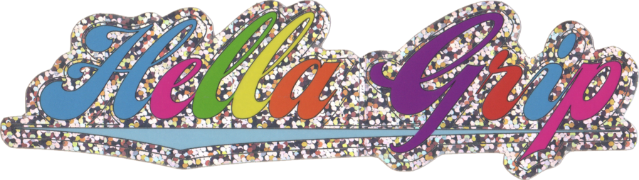 Hella Grip Sticker - Rainbow