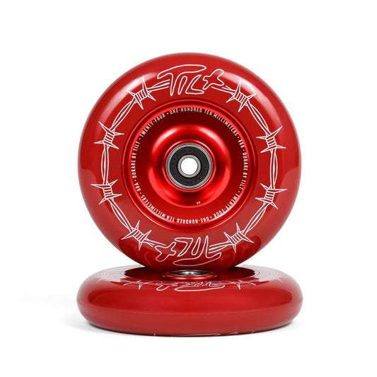 Tilt Durare Wheels - Barbed Crimson 24 x 110